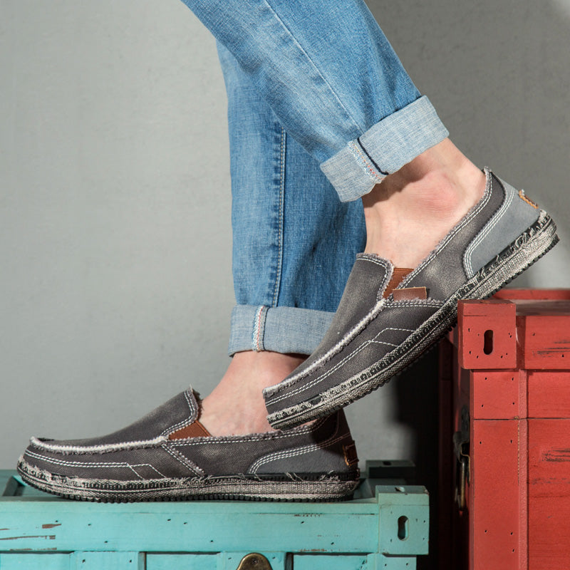 Milan Canvas Slip-Ons