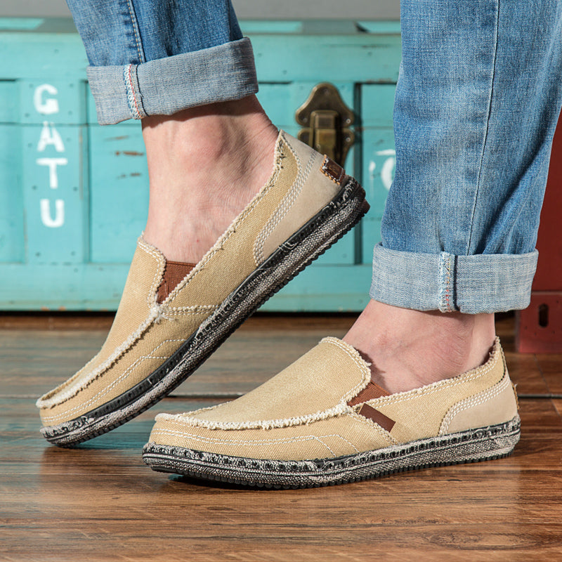 Milan Canvas Slip-Ons