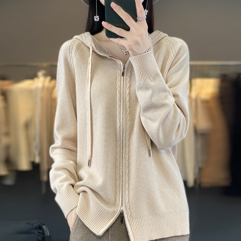 Florence Zipper Hoodie - Benson & Clark