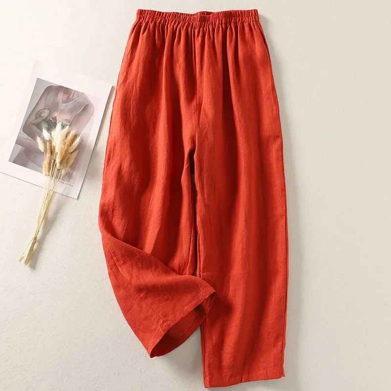 Santorini Linen Trousers