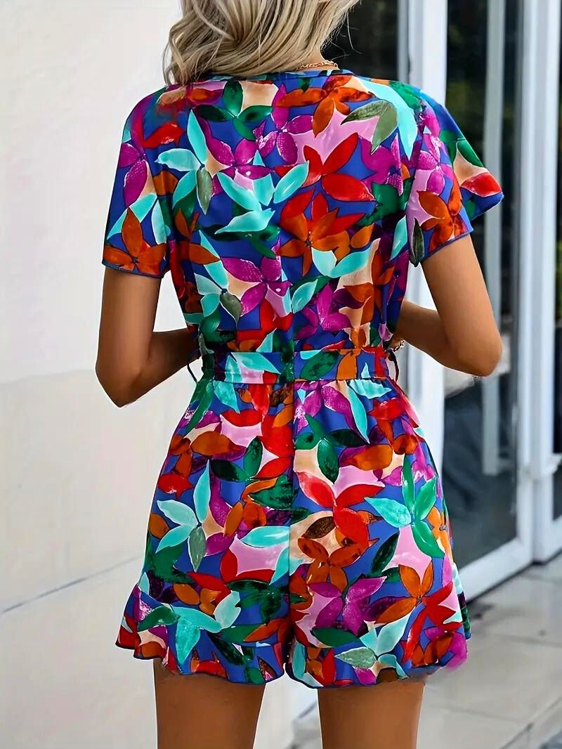 Vibrant Flora Romper - Benson & Clark