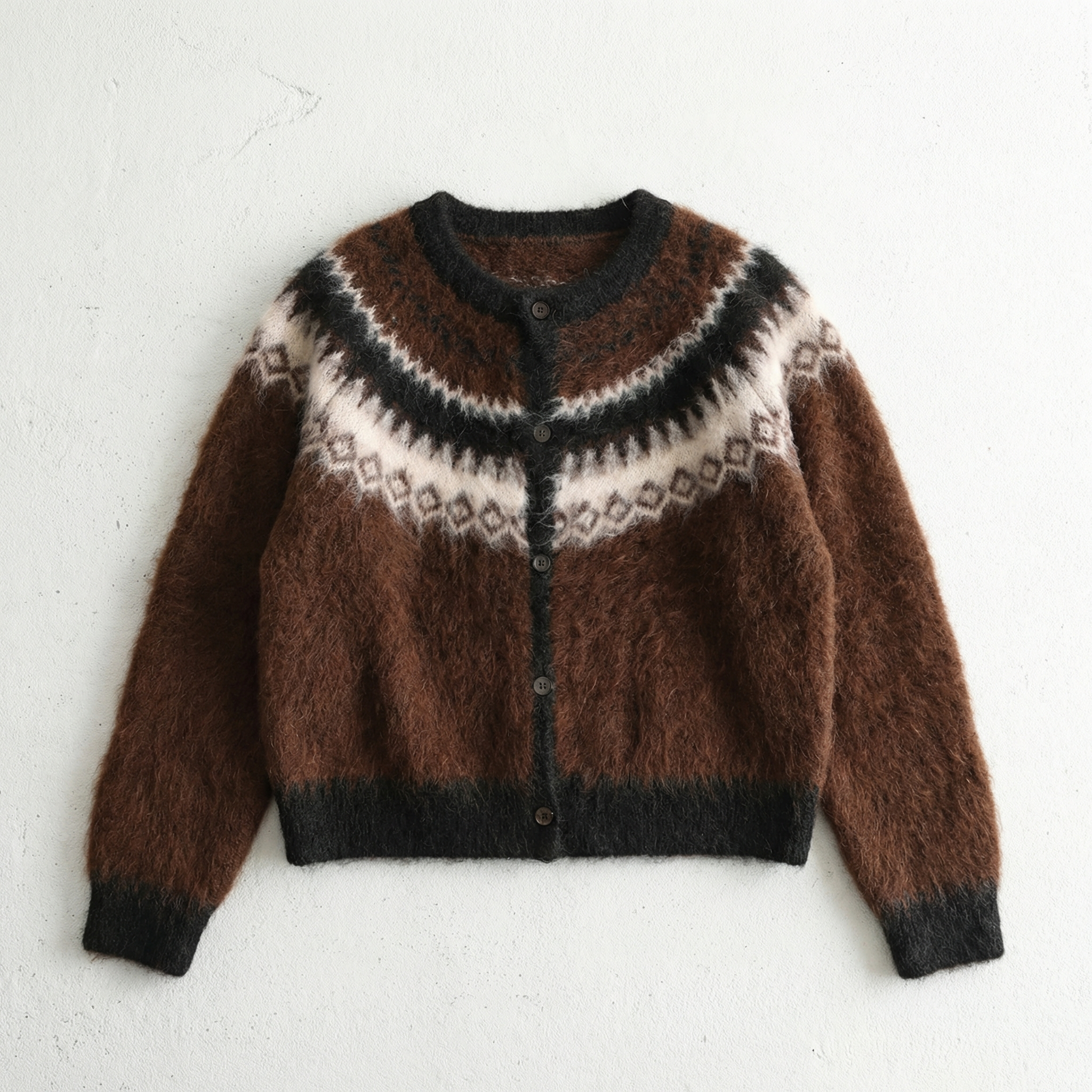 Nordic Style Alpaca Wool Cardigan
