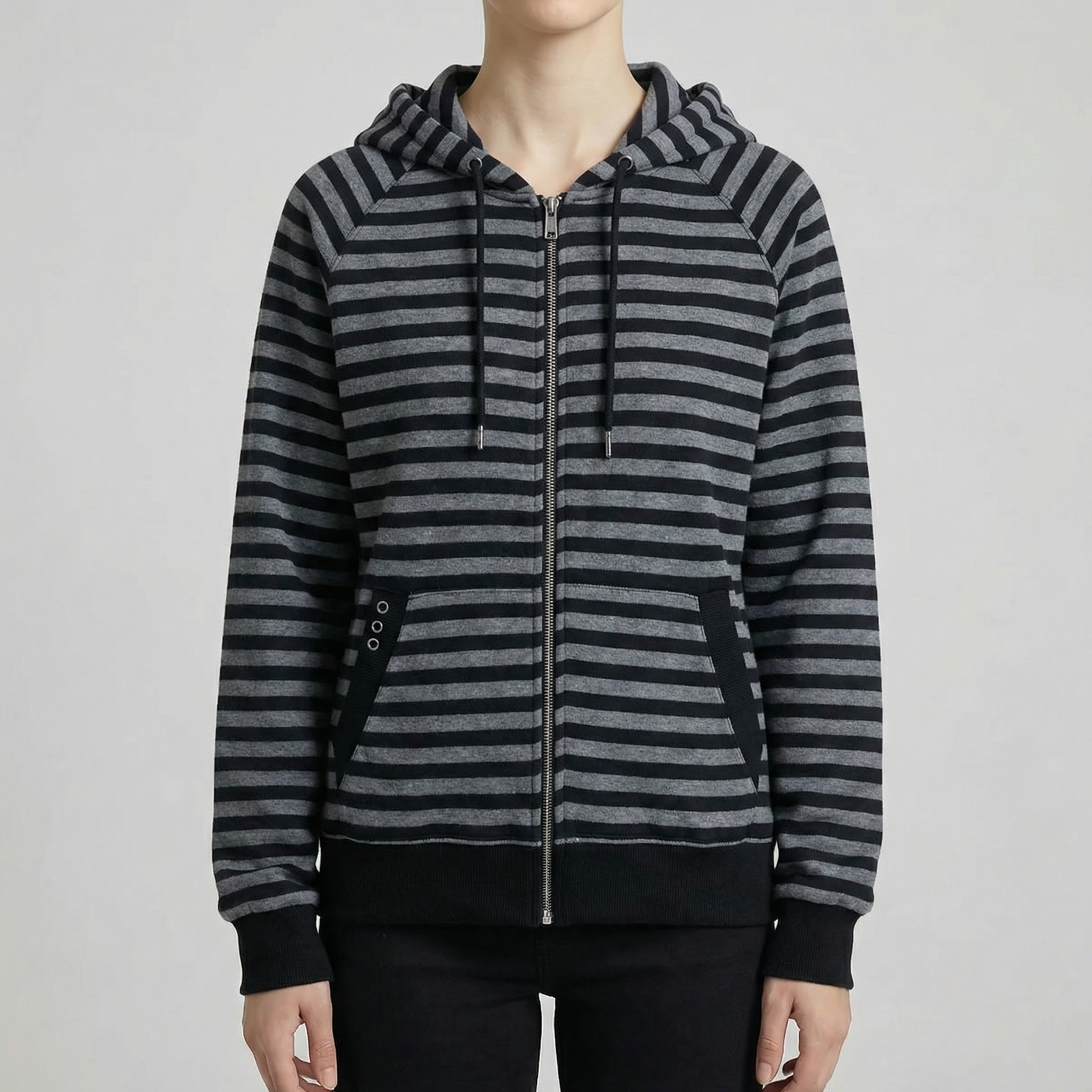 Bodrum Knit Zip Up Hoodie