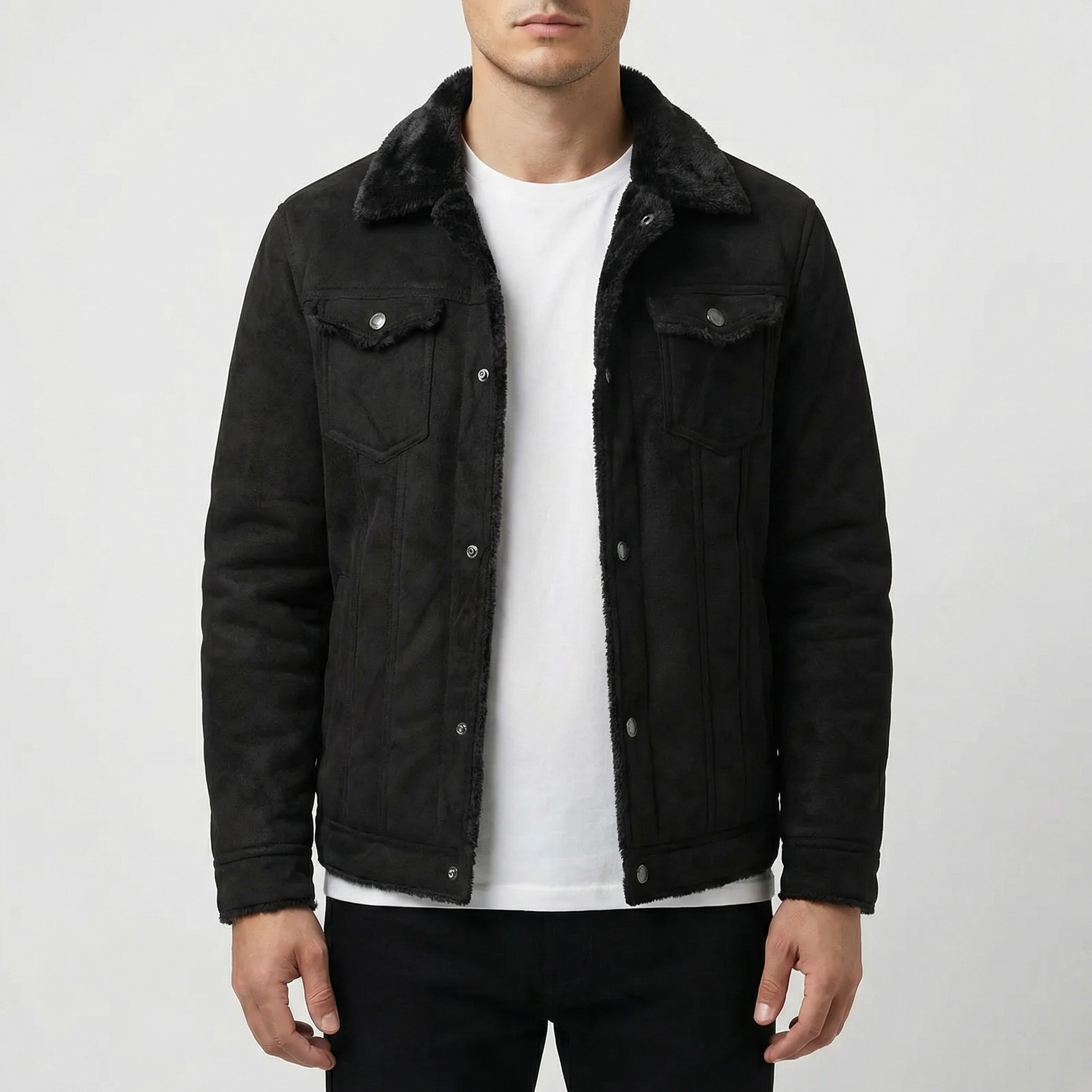 Dinan Suede Leather Coat
