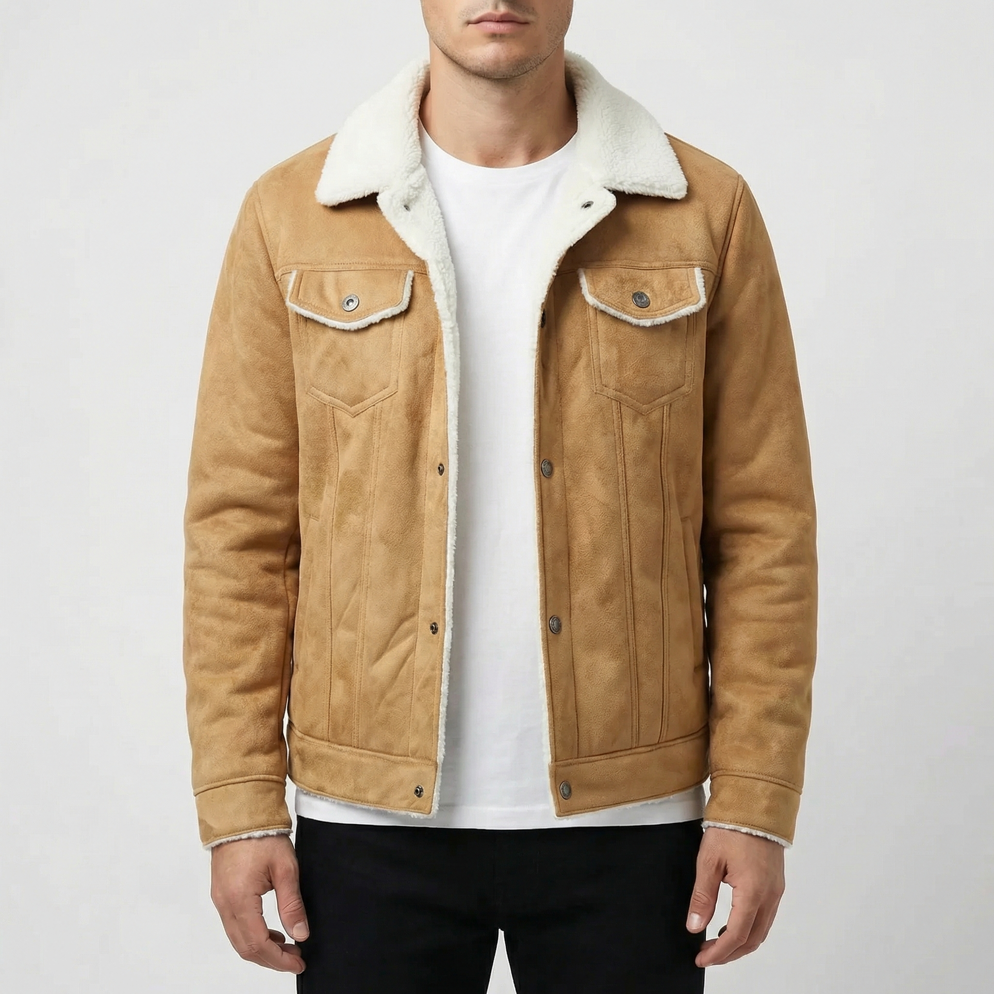 Dinan Suede Leather Coat