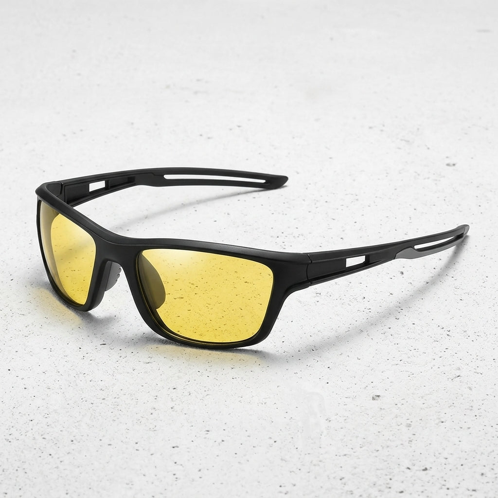 Black frame — Yellow lens