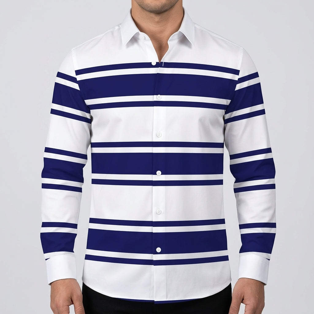 White, Royal Blue, Light Blue