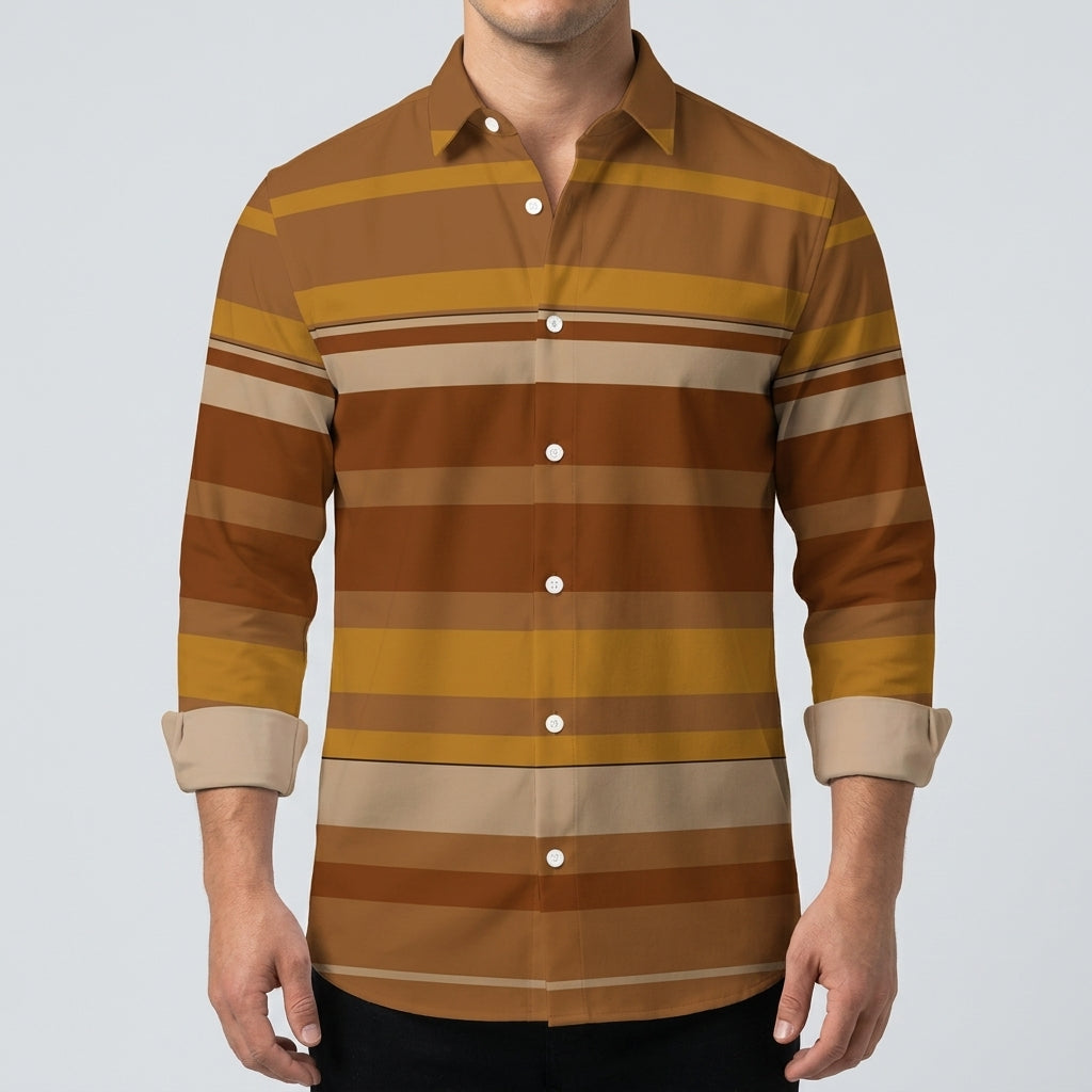 Mustard Brown, White, Light Tan
