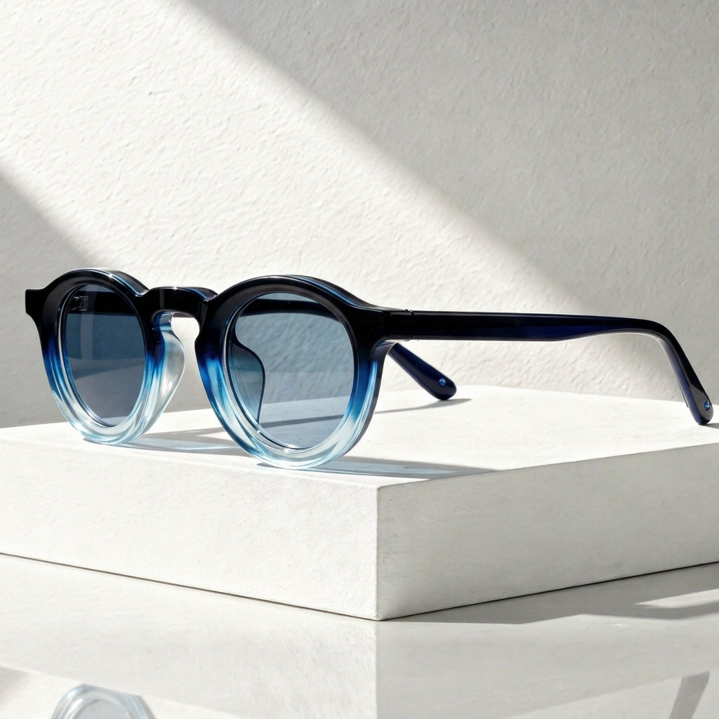 Navy Frame / Blue Lens