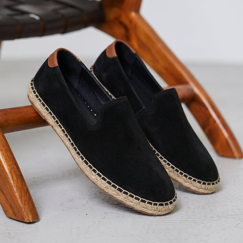 Romano Suede Espadrille Shoes