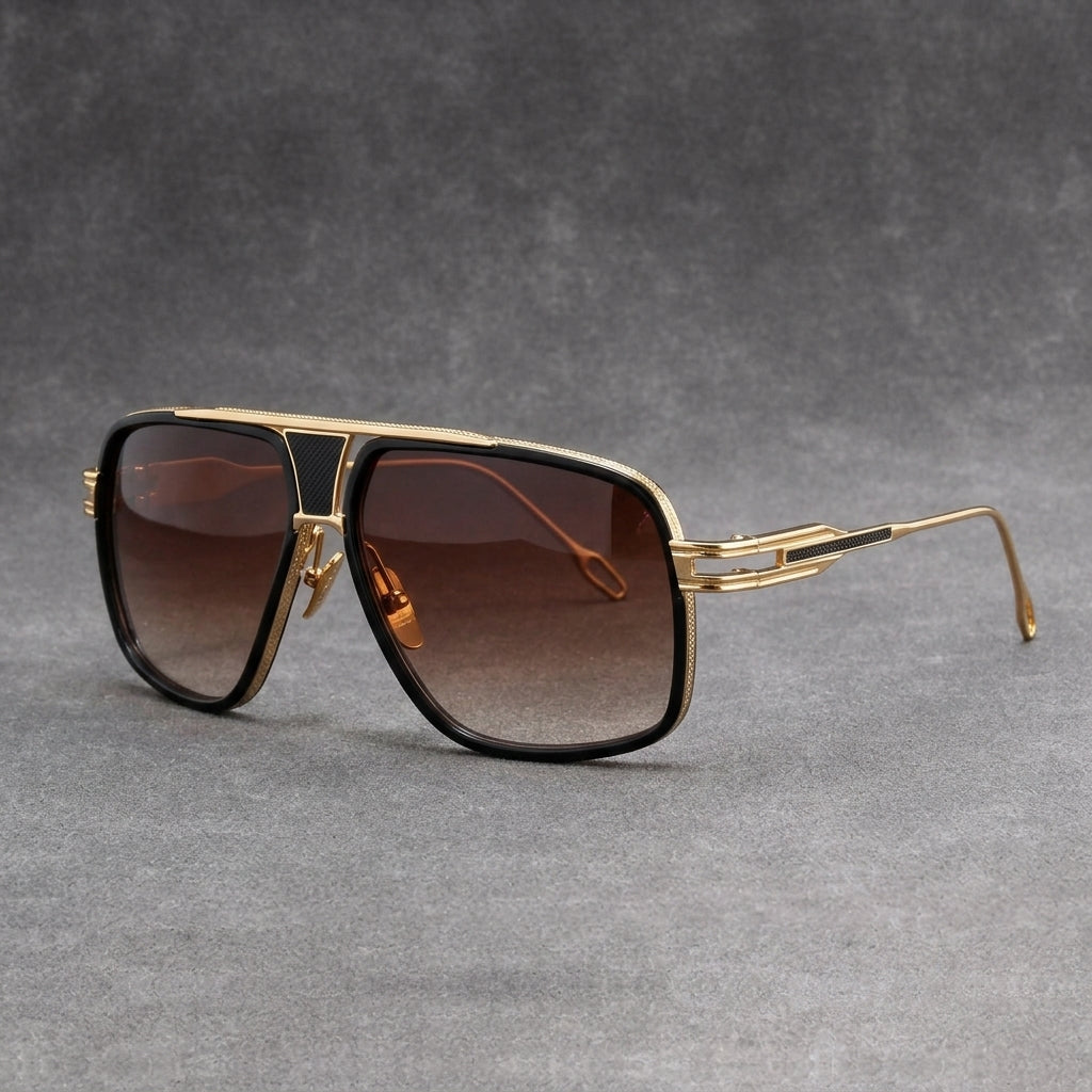 Gold frame / brown gradient lenses
