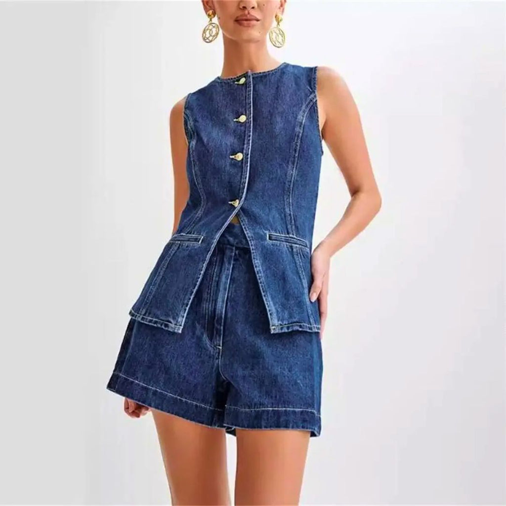 Holly Denim Set - Benson & Clark