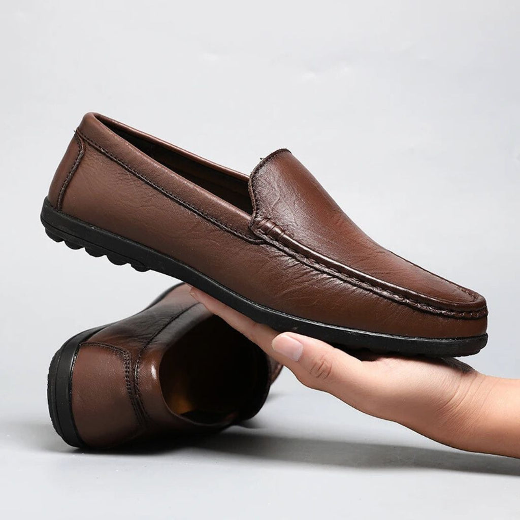 Genuine Leather Loafers - Benson & Clark