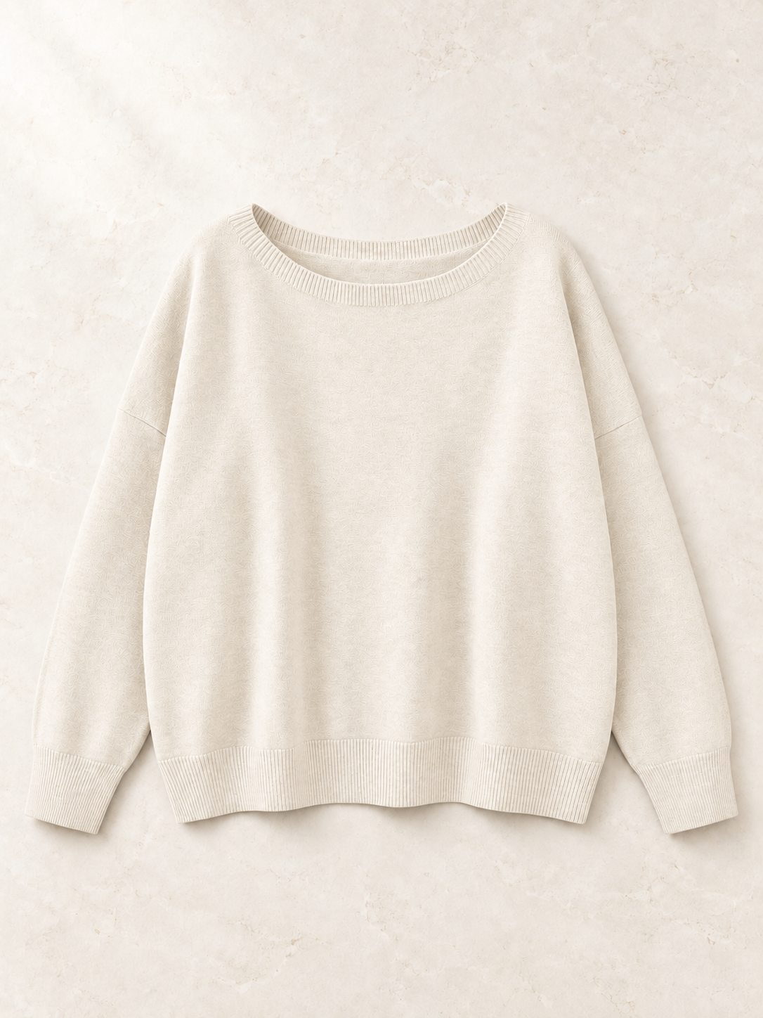 Olivia Relaxed Round Neck Knit Sweater