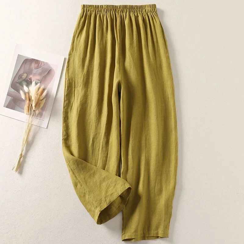 Santorini Linen Trousers