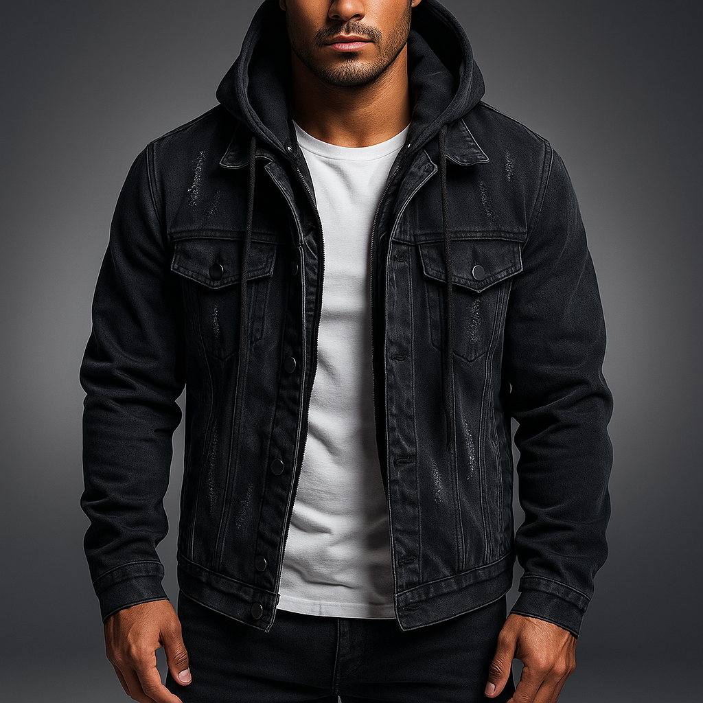 Oslo Hooded Denim Jacket