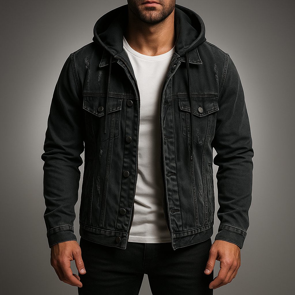 Oslo Hooded Denim Jacket