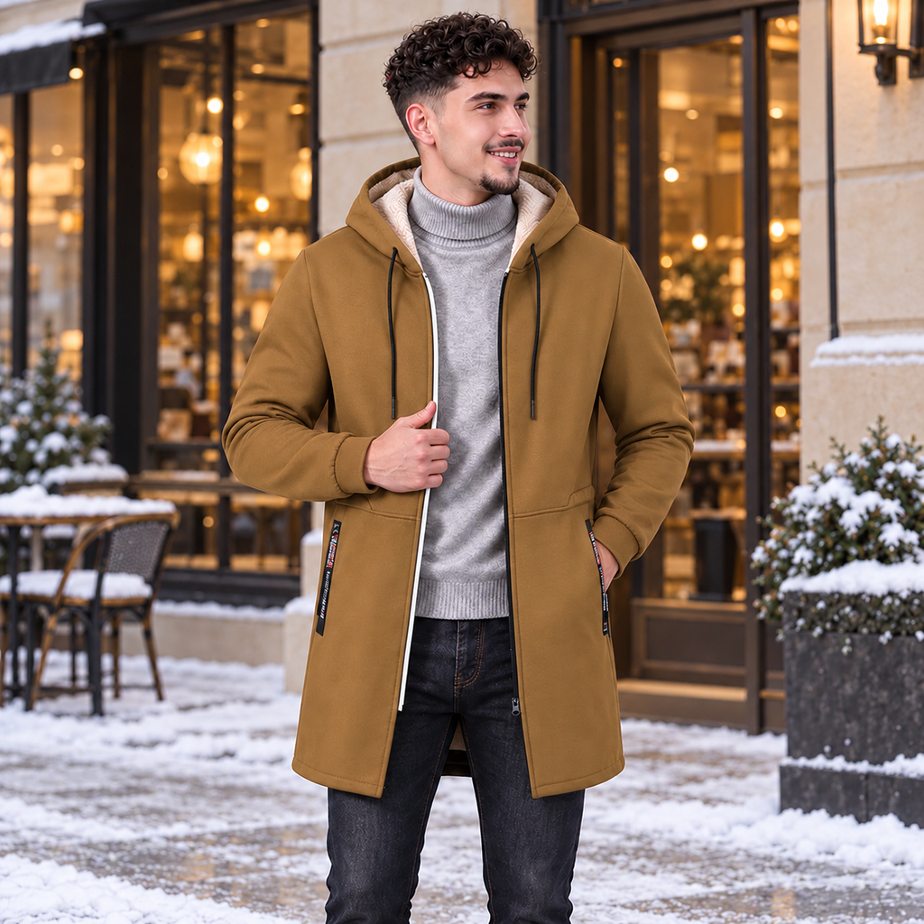 Harrison Hooded Longline Coat
