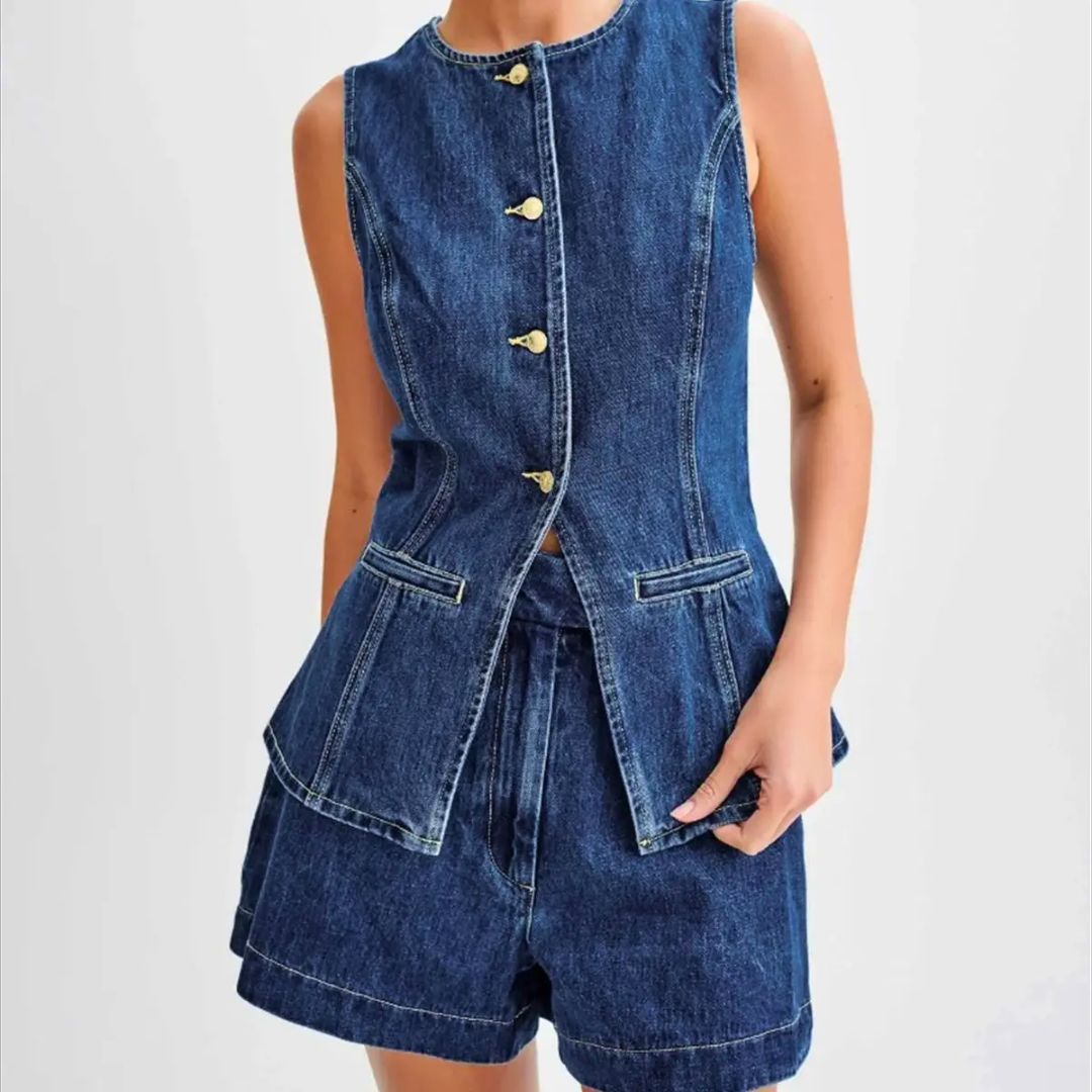 Holly Denim Set - Benson & Clark