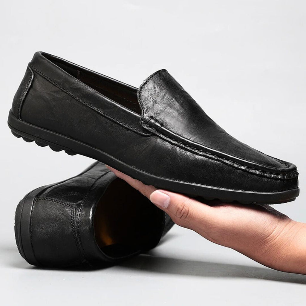 Genuine Leather Loafers - Benson & Clark