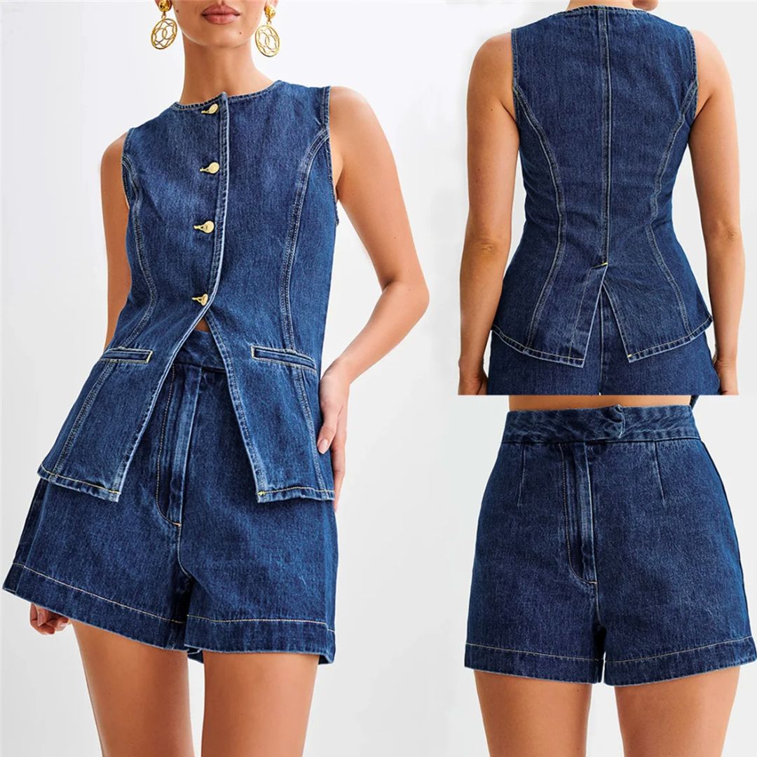 Holly Denim Set - Benson & Clark