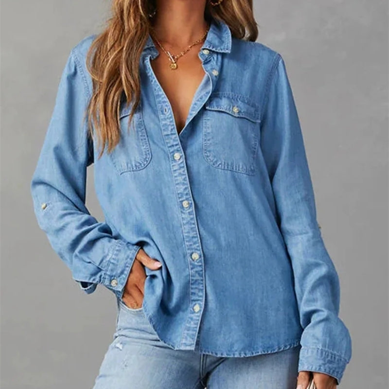 Calvia Denim Shirt - Saint Drako