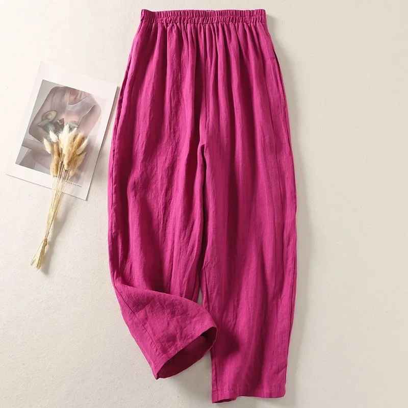 Santorini Linen Trousers