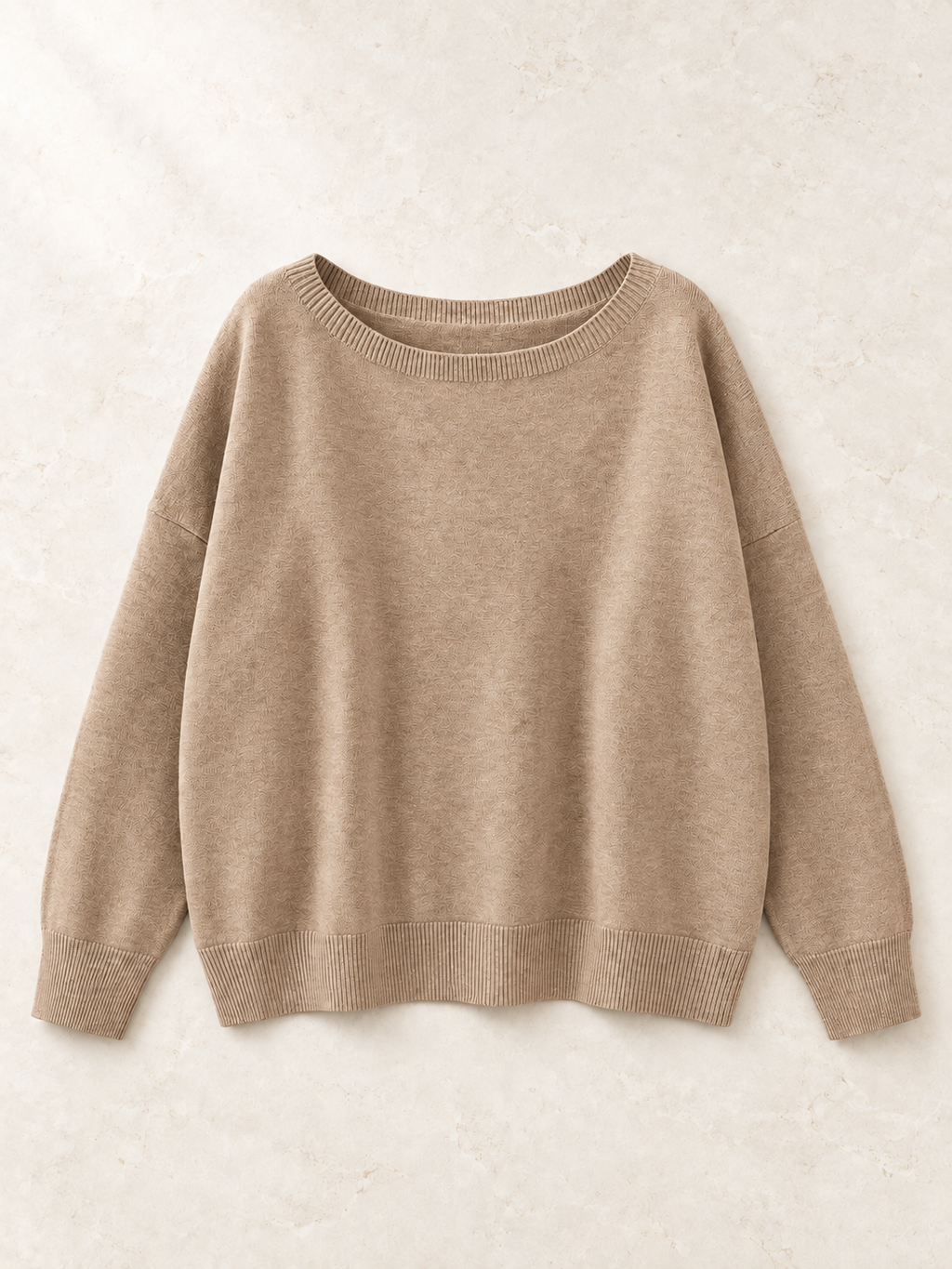 Olivia Relaxed Round Neck Knit Sweater