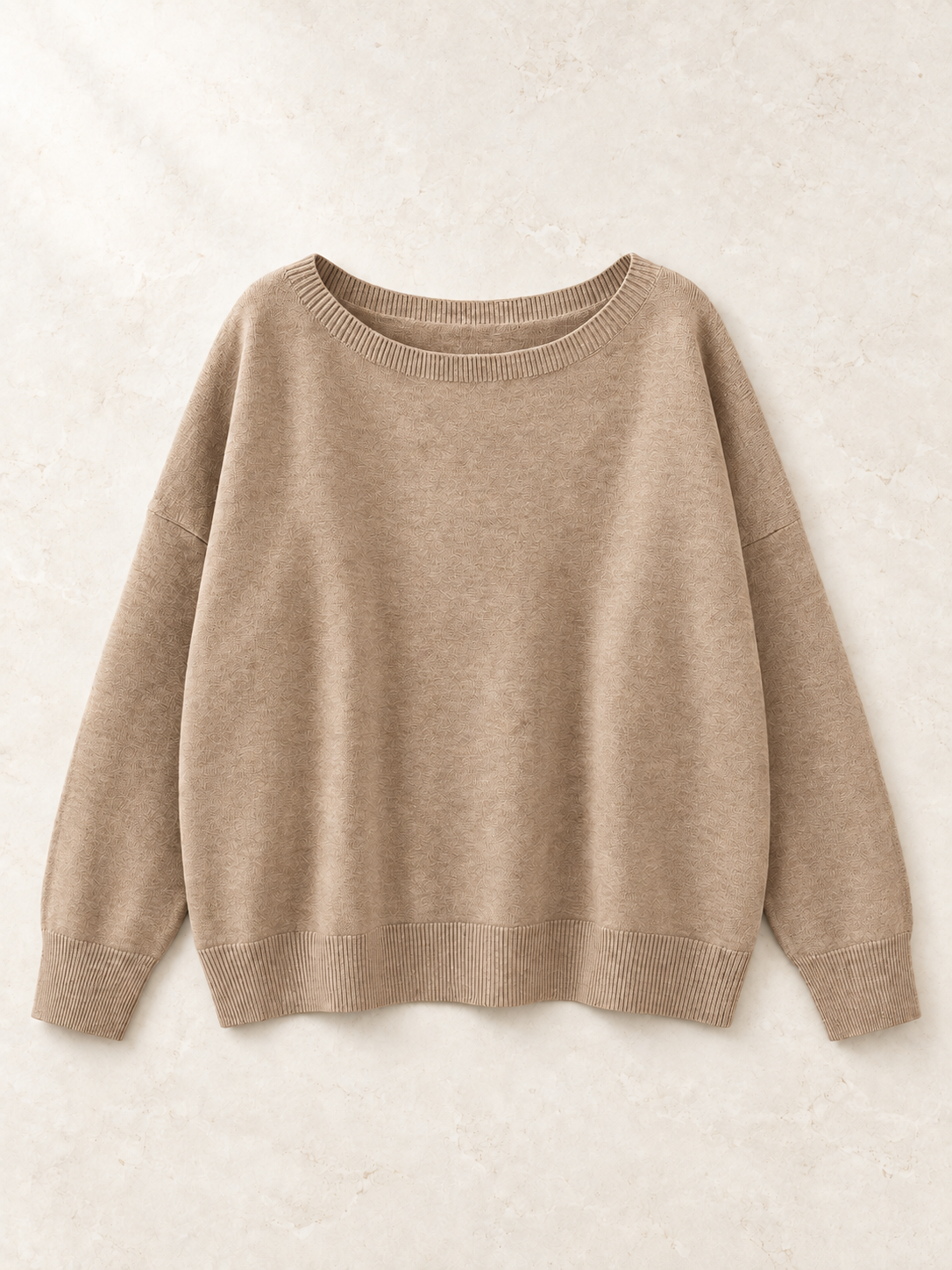 Olivia Relaxed Round Neck Knit Sweater