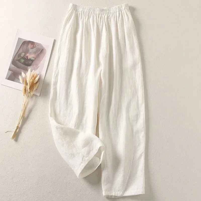 Santorini Linen Trousers