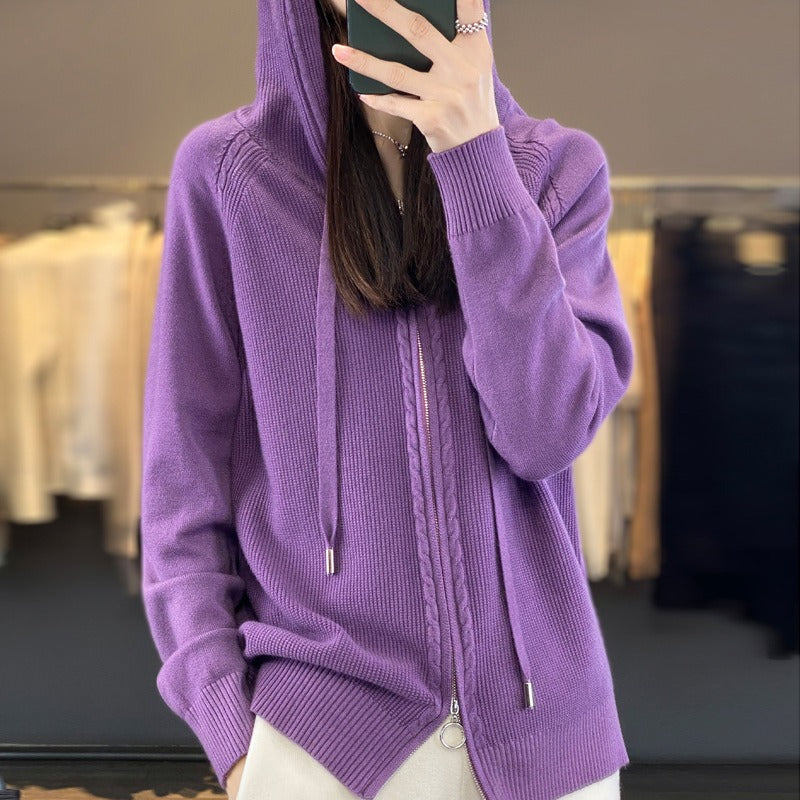 Florence Zipper Hoodie - Benson & Clark