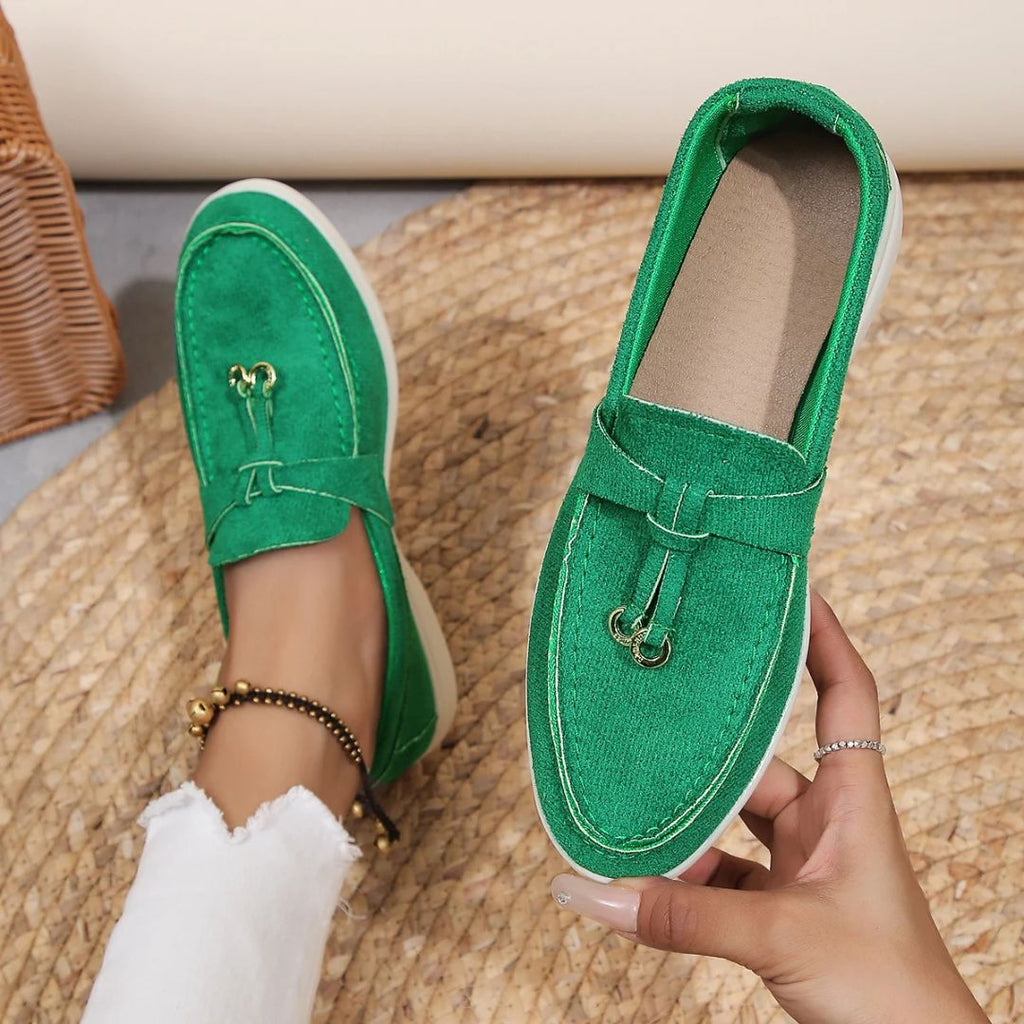 Suede Step Loafers - Benson & Clark