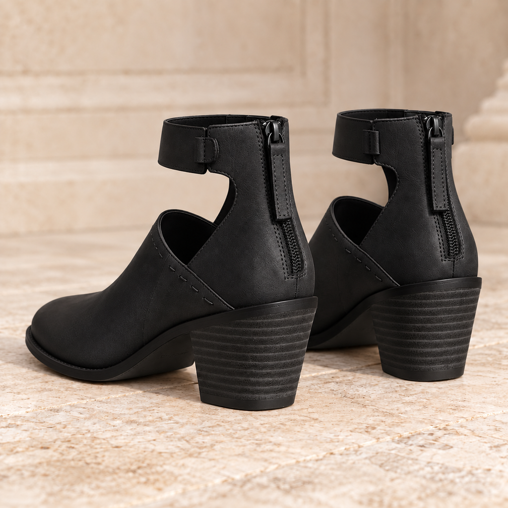 Elena Orthopedic Cut-Out Ankle Boots