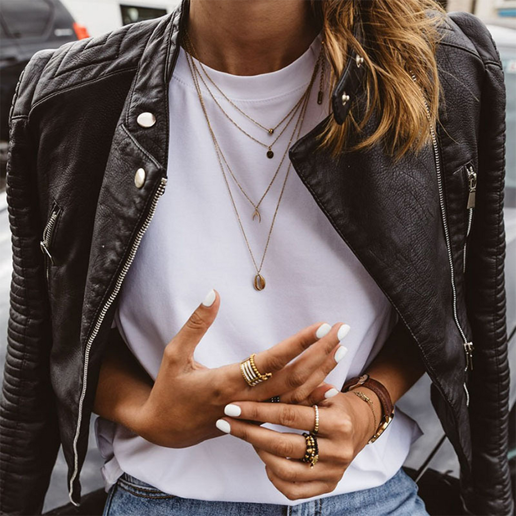 Raven Women’s Cropped Biker Jacket