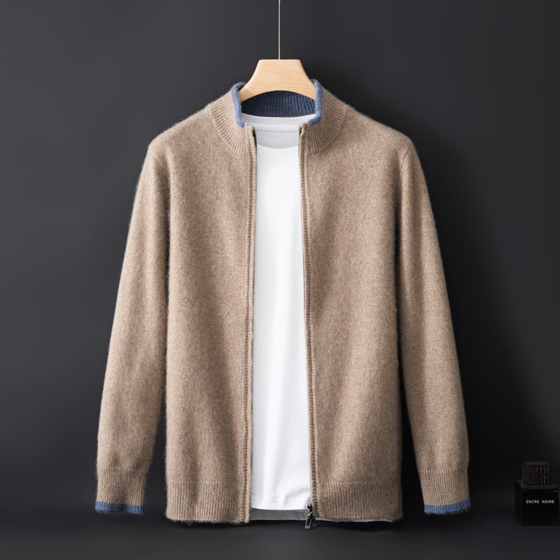 Verona Cashmere Zip-Up