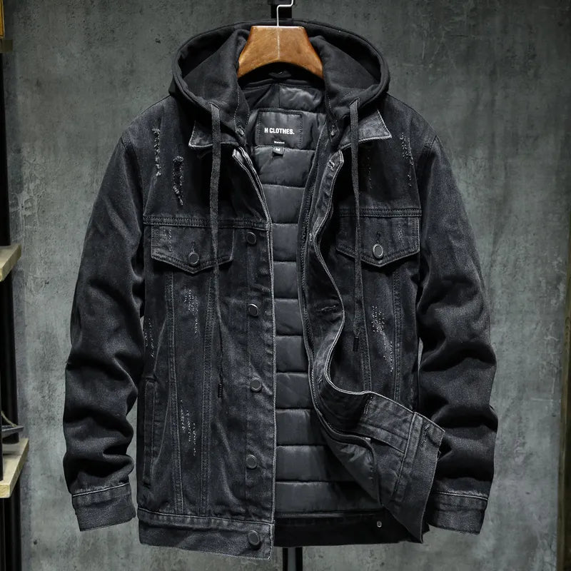Oslo Hooded Denim Jacket