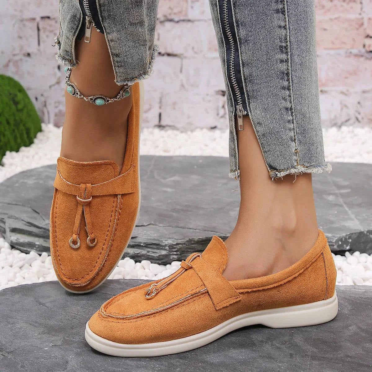 Chic Urban Suede Loafers - Saint Drako