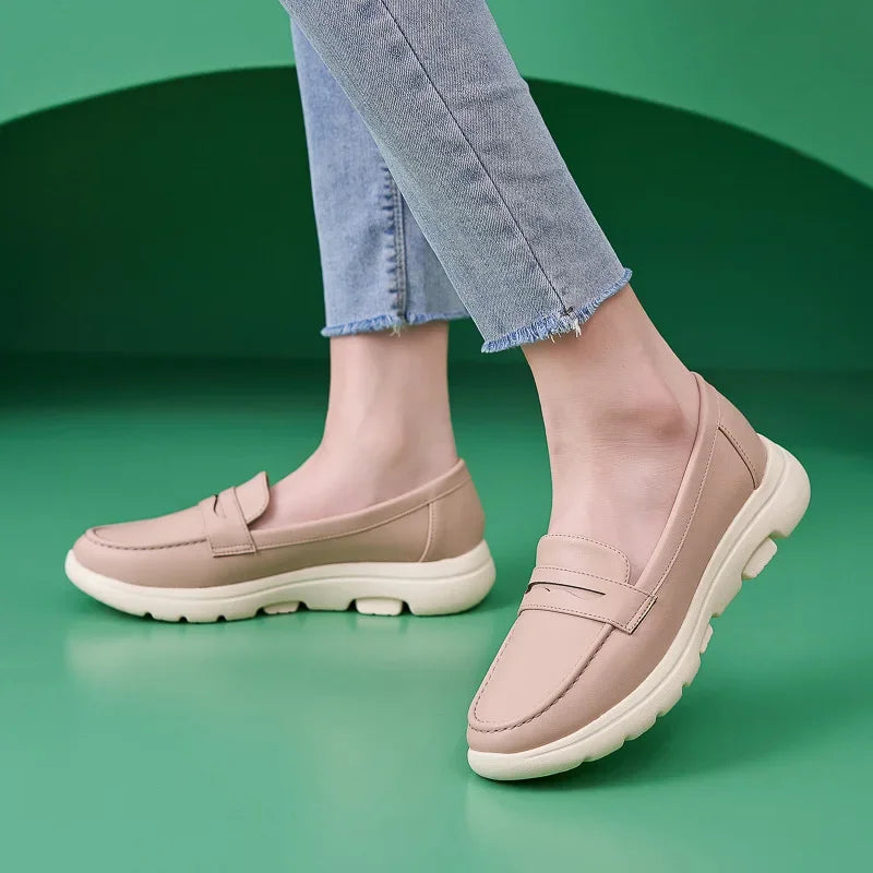 Portofino Orthopedic Leather Loafers