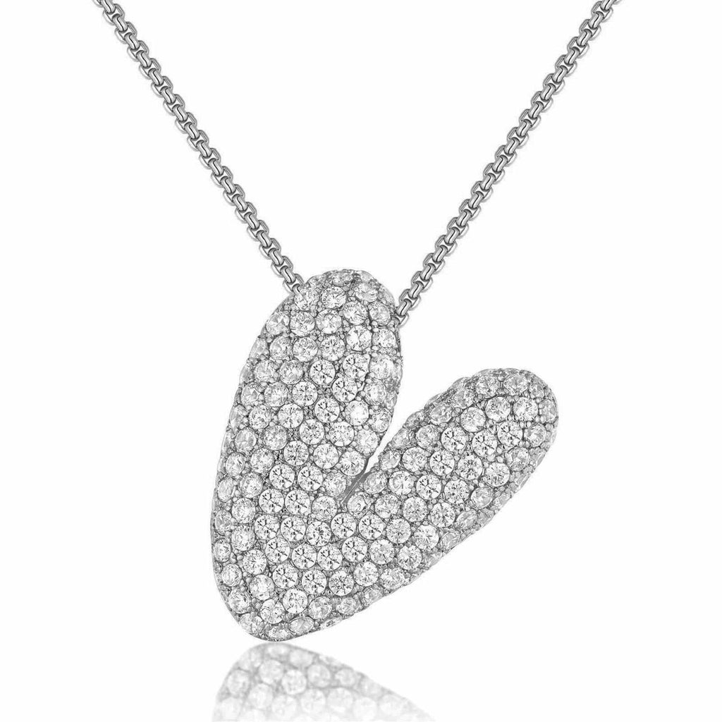 14K Gold Bubble Letter Necklace - Saint Drako