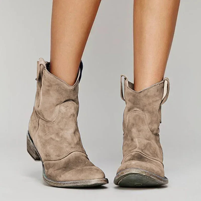 Marlow Women’s Cowgirl Ankle Boots