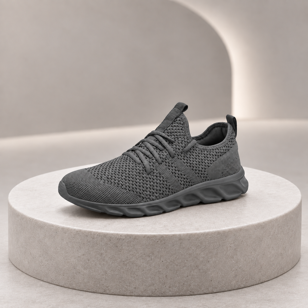 Bellavero Knit Lace-Up Sneakers
