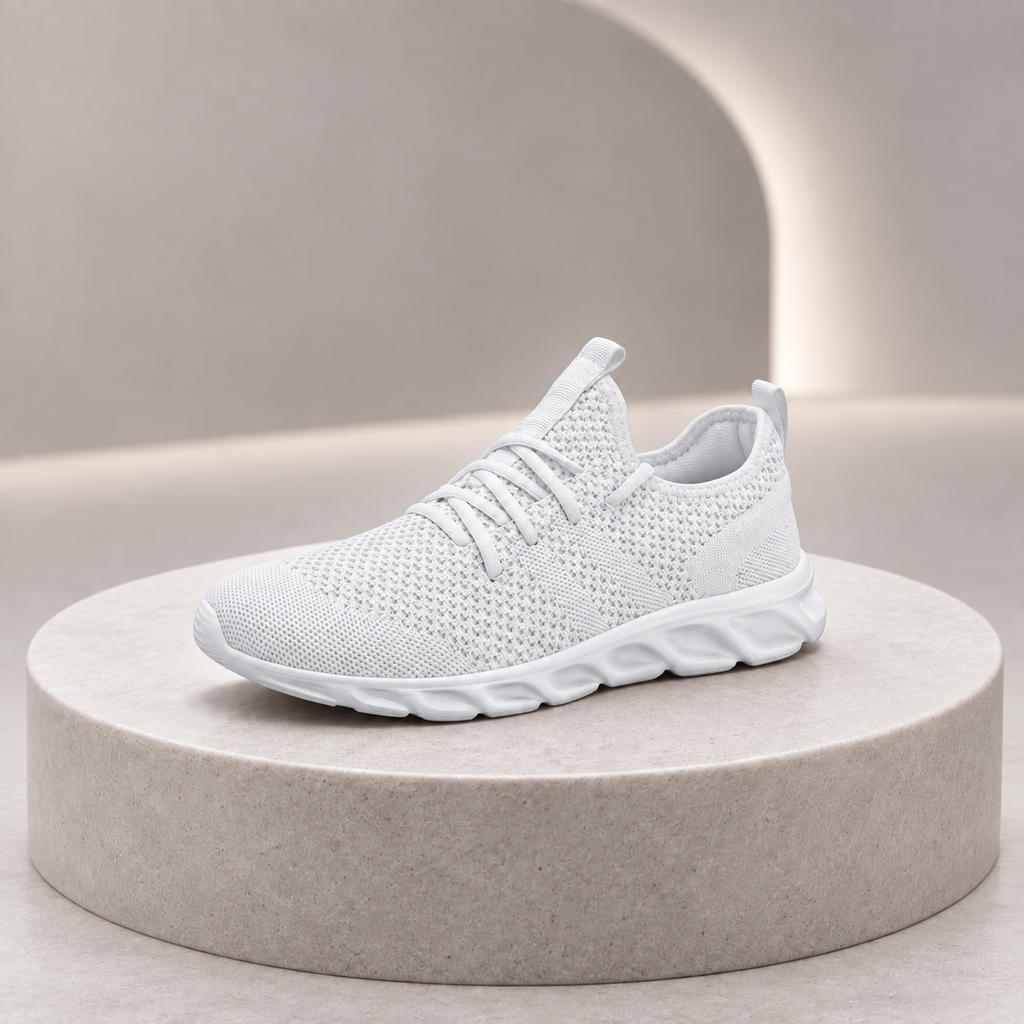 Bellavero Knit Lace-Up Sneakers