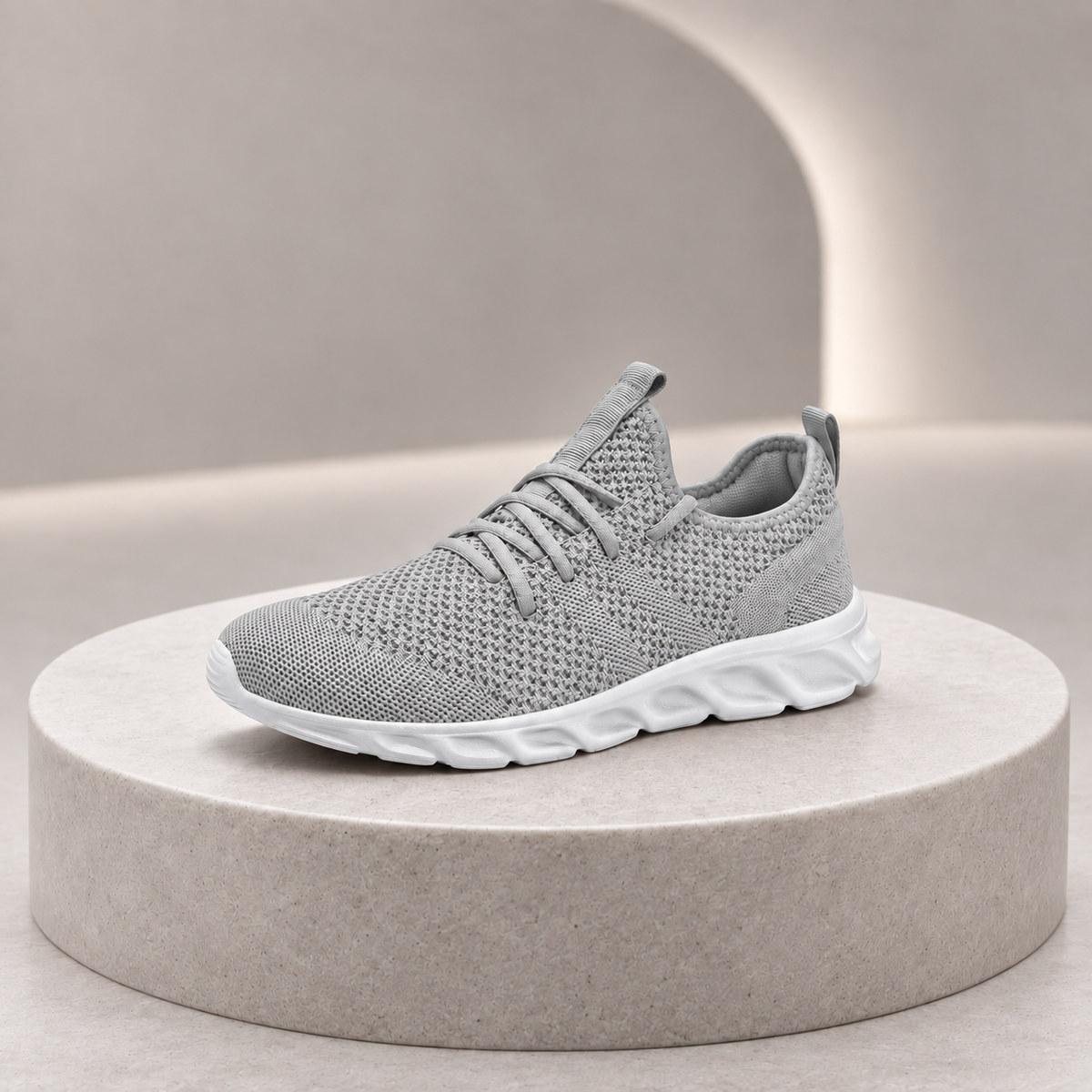 Bellavero Knit Lace-Up Sneakers