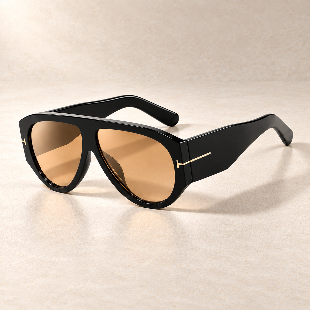 Rafaella Oversized Aviator Sunglasses