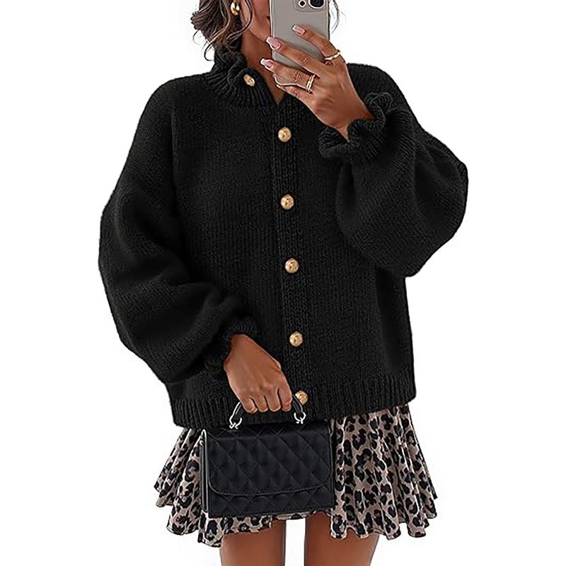 Sines Buttoned Knit Cardigan