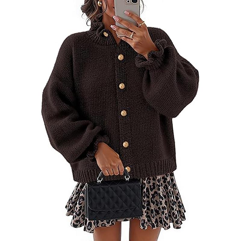 Sines Buttoned Knit Cardigan