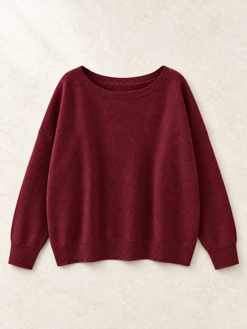 Olivia Relaxed Round Neck Knit Sweater