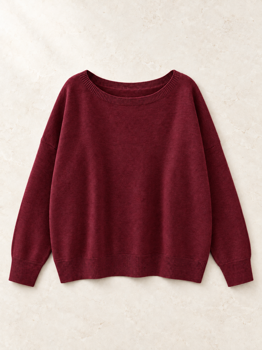 Olivia Relaxed Round Neck Knit Sweater