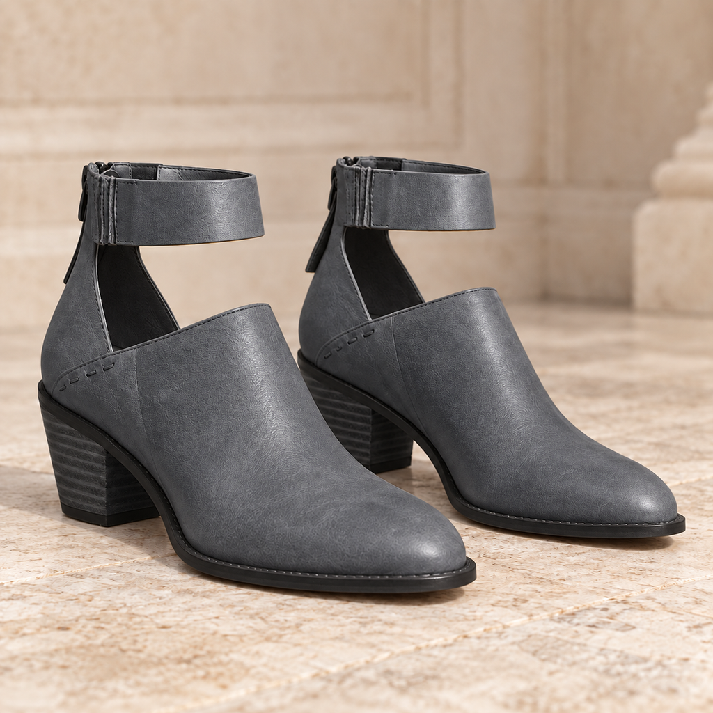 Elena Orthopedic Cut-Out Ankle Boots