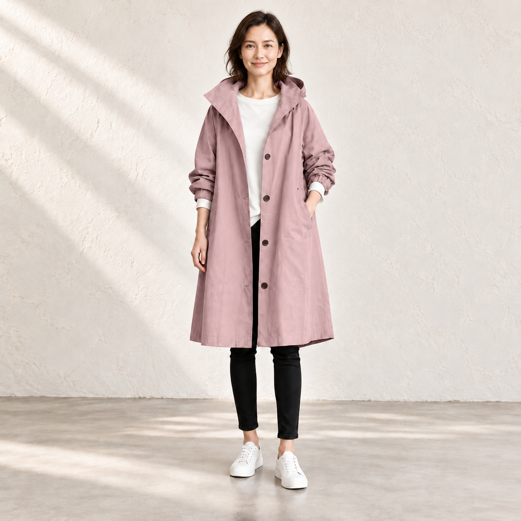 Amelia Hooded Longline Jacket